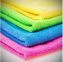 RAINBOW Mikrokiudlapp 40X40cm punane 5tk