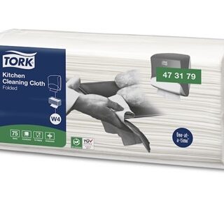 Tork Kitchen Cleaning Cloth Folded, W4, köögilapp 41,5x35,5 75tk pakkis