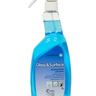 K-EXPERT 7 GLASS&SURFACE klaaspindade pesuaine 500ml pihustiga