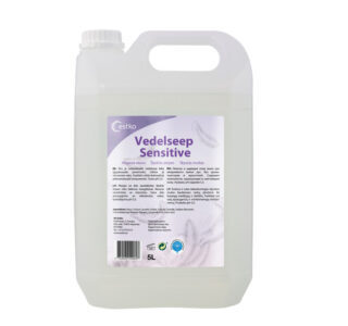 Värvitu ja lõhnatu vedelseep Sensitive 5L
