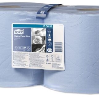Tööstuslik rullpaber Tork Plus W1/W2 2x 255m rullis 2rll/pakkis sinine