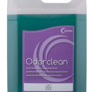Odorclean desinfitseeriv ja lõhnaeemaldav puhastusaine – tõhus lahendus ebameeldivate lõhnade eemaldamiseks liha- ja kalatöötlemiskohtades, prügikonteinerites, WC-des ja mujal.