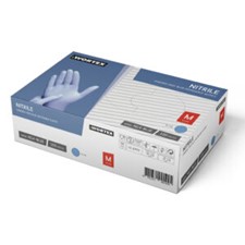 WORTEX NG4-BLUE nitriilkindad puudrita L 8-9 sinine 100tk/pk