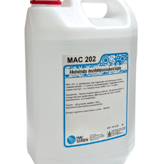 Alkoholivaba antiseptiline vaht MAC 202 kätele  5L
